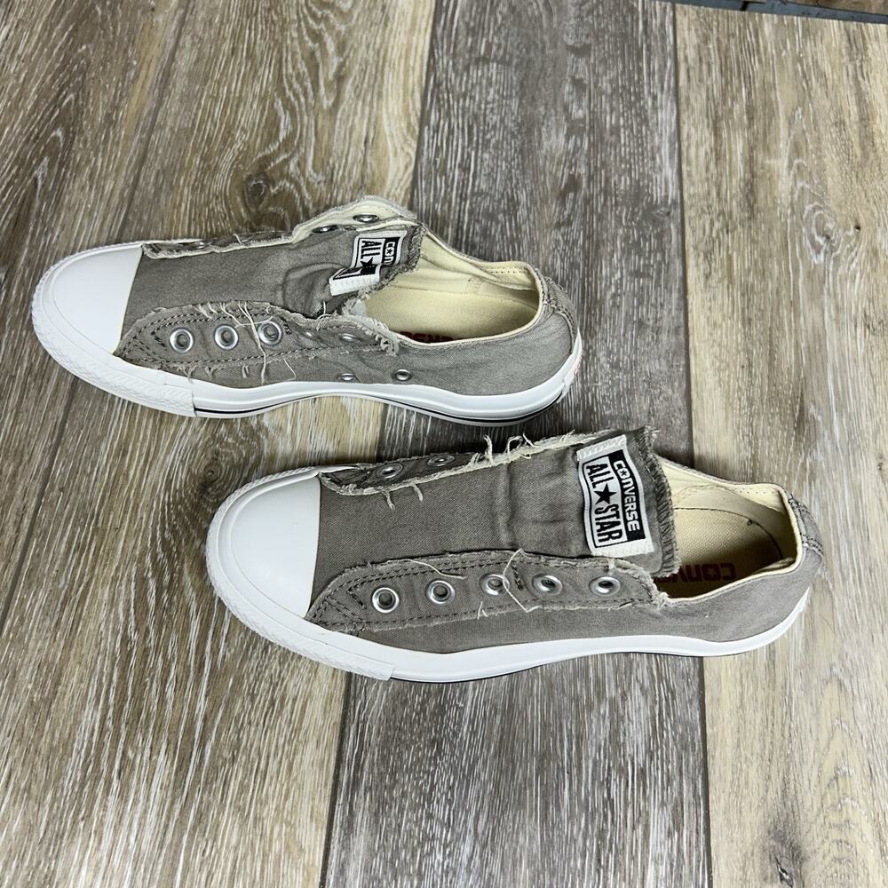 Converse Chuck Taylor All Star Grey Slip On Sneaker Shoes US Youth 4 / M 4 / W 6 - Picture 6 of 10